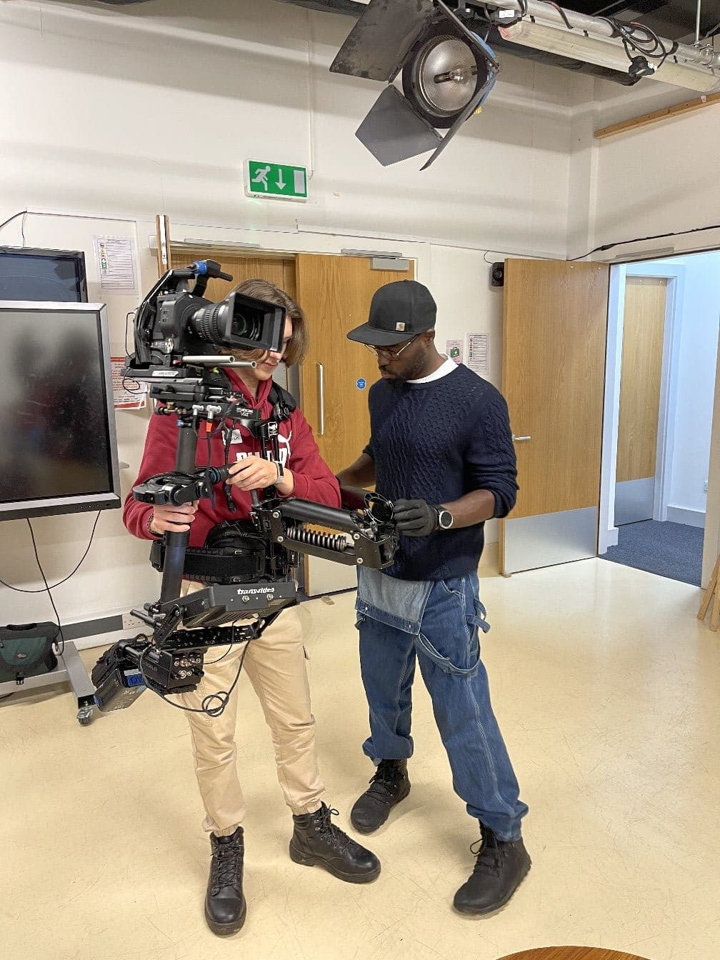 One-on-one instruction with student